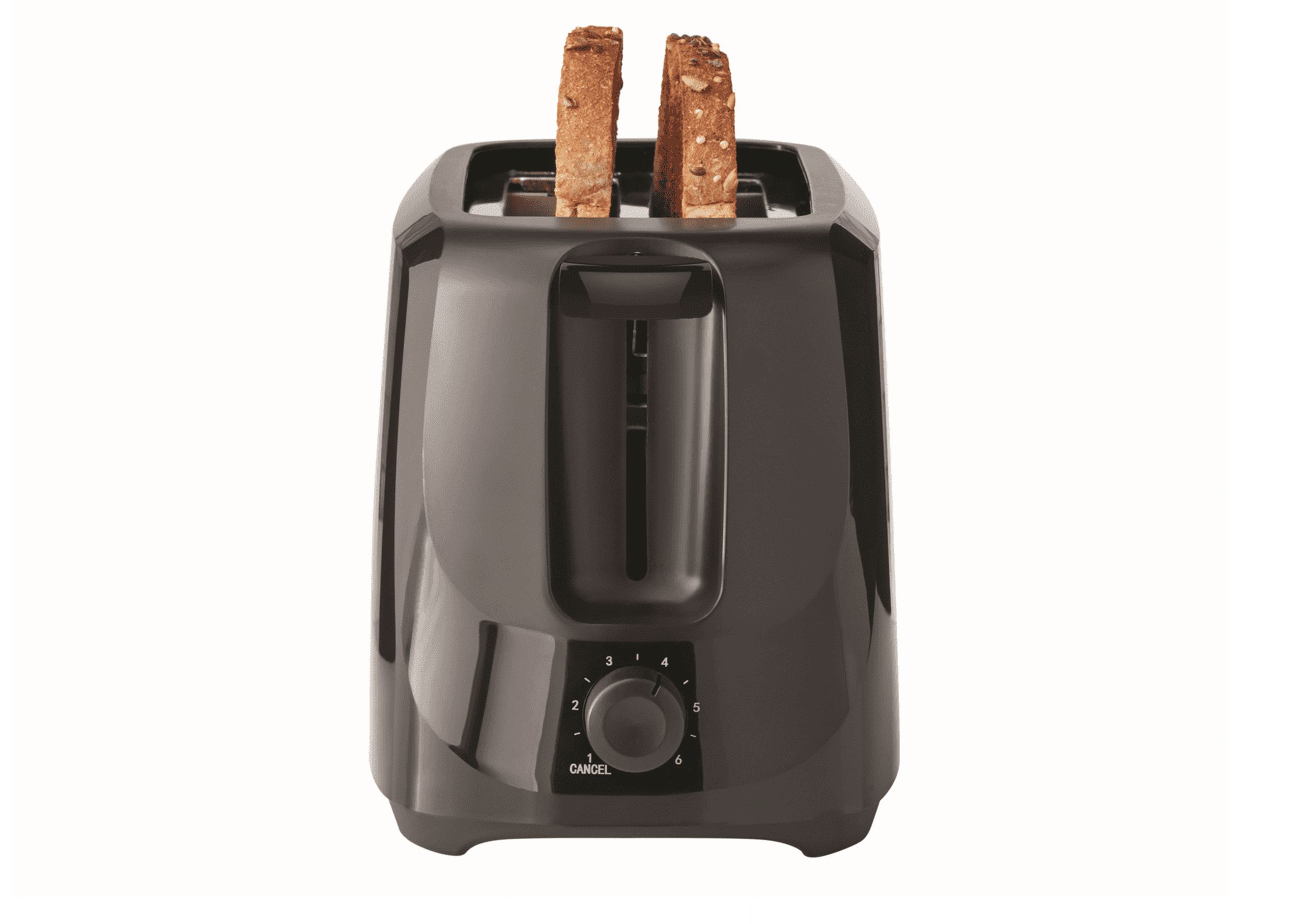 MAINSTAYS 2-SLICE TOASTER WITH 6 SHADE SETTINGS AND...