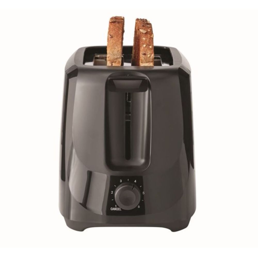 Mainstays 2 Slice Wide Slot Toaster with Crumb Tray, Black, TA1057