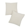 thumbnail image 1 of Mainstays 18" x 18" Solid Chenille White Polyester Decorative Pillow Set (2 Count), 1 of 5