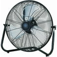 thumbnail interactive-video image 1 of Mainstays 20" 3-Speed High Velocity Tiltable Black Steel Floor Fan, 1 of 6