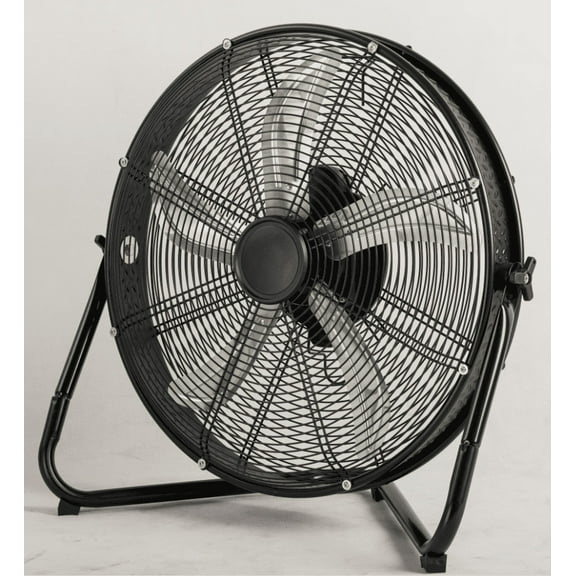Mainstays 20" 3-Speed High Velocity Tiltable Wall Mountable New Floor Fan