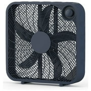 Mainstays 20" 3-Speed Portable Box Fan, FB50-16HI, New, Indigo
