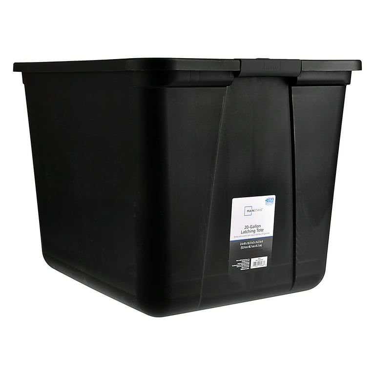 Latch Storage Totes - 37 x 21 x 19 1⁄2, 45 Gallon – Openbax