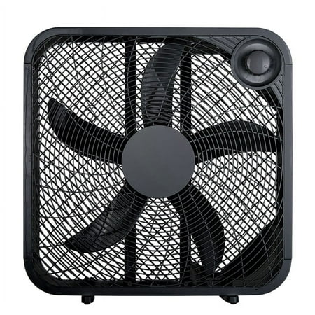 Mainstays Black 20-inch 3-Speed Box Fan, FB50-16HB,