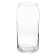 Mainstays 20Ounce Clear Can Shaped Drinking Glass