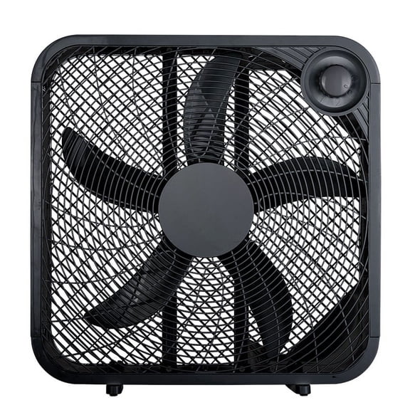 Mainstays 20-inch 3-Speed Box Fan, Black, FB50-16HBV