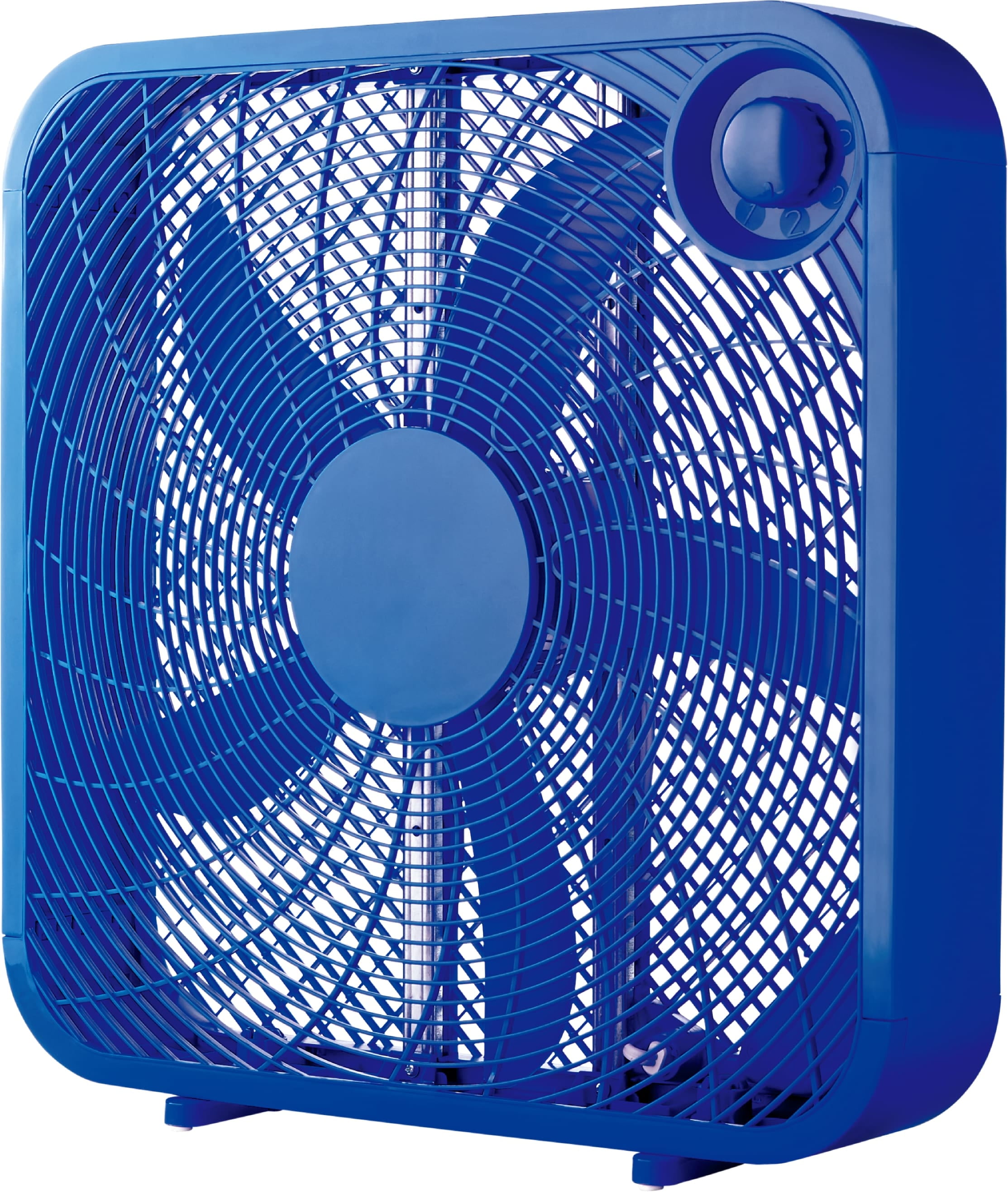 Mainstays 20-inch 3-Speed Box Fan, Model# FB50-16HL, Blue