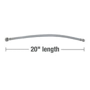 Mainstays 20 inch Stainless Steel Faucet Supply Line Hose, 1-Pack, New (59831)