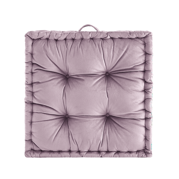Mainstays 20" x 20" Hazy Purple Velvet Decorative Floor Pillow