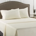 thumbnail image 1 of Mainstays 200 Thread Count, 1 Twin Flat Sheet, Ivory, 1 of 2