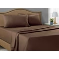 thumbnail image 1 of Mainstays 200 Thread Count Full Fitted - Dark Brown, 1 of 2