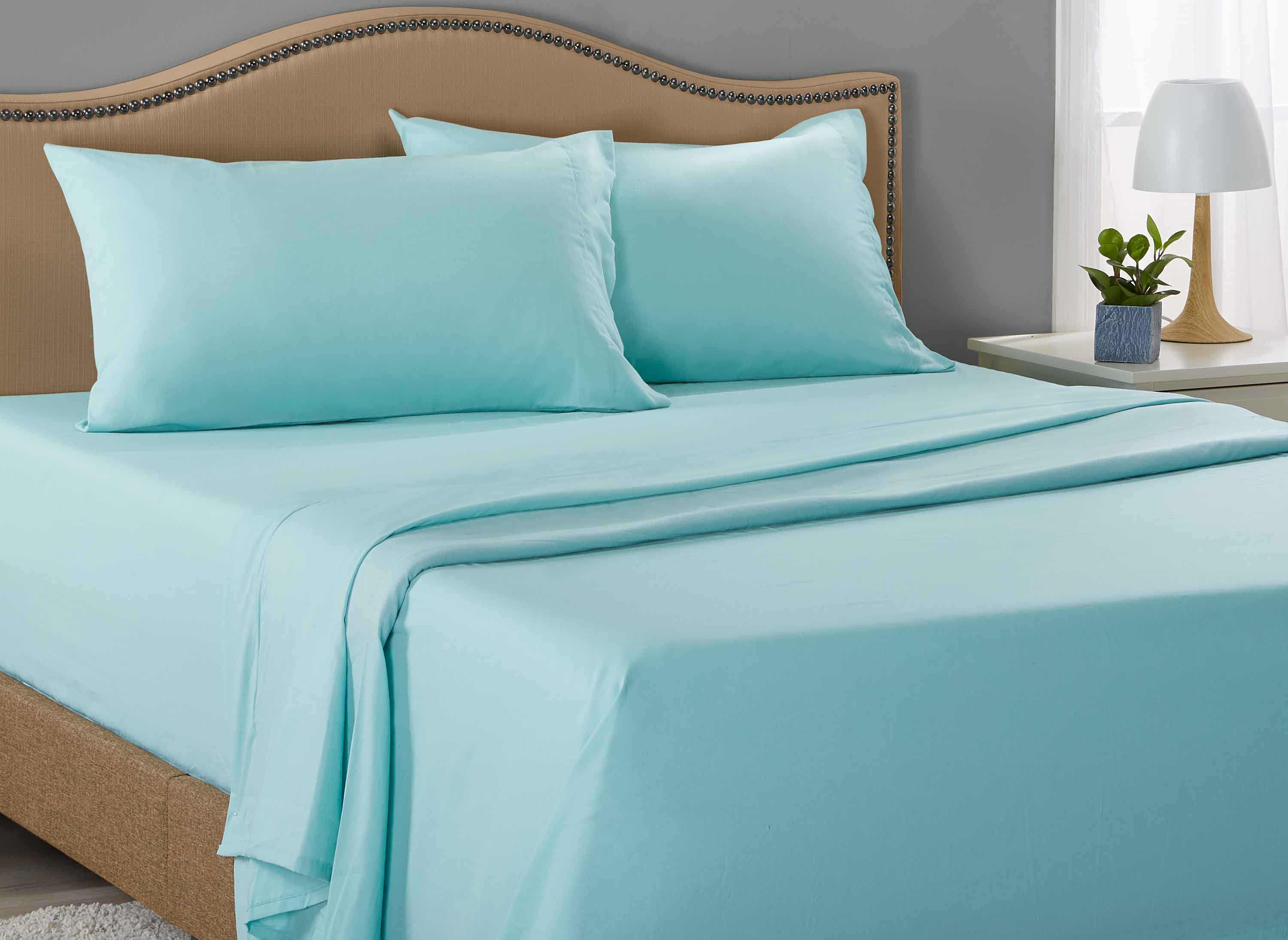 Mainstays 200 Thread Count King - Fitted Sheet, Sheet Collection ...