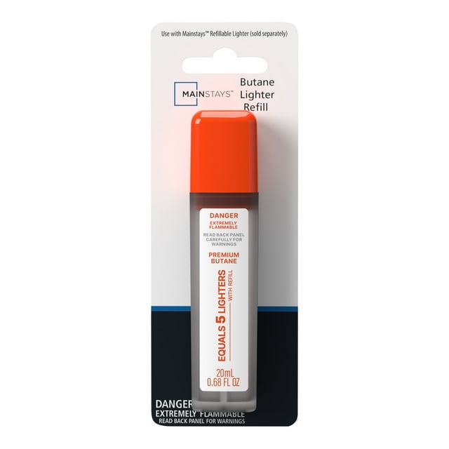 Mainstays 20ML Butane Lighter Refill 1.6 Fluid oz.