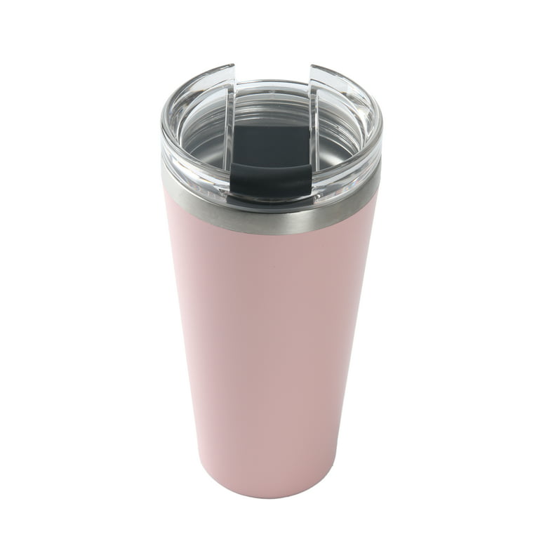 20 oz Double Wall Stainless Steel Travel Tumbler with Straw Koyal Wholesale
