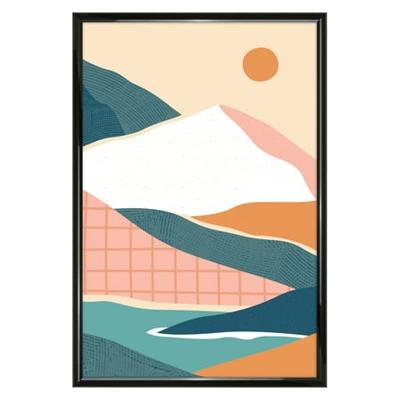 Mainstays – 20x30 Picture Frame – Black Rounded Profile Wall Photo Frame