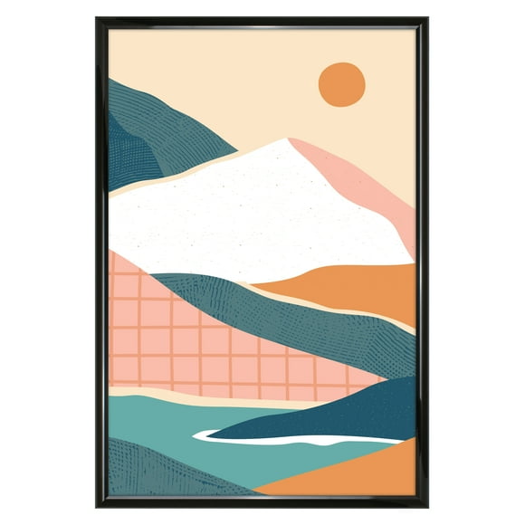 Mainstays – 20x30 Picture Frame – Black Rounded Profile Wall Photo Frame