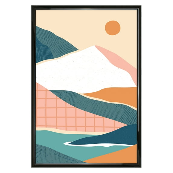 Mainstays – 20x30 Picture Frame – Black Rounded Profile Wall Photo Frame