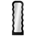 thumbnail image 1 of Mainstays 20x58 Black Wavy Mirror, 1 of 5
