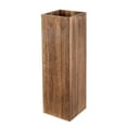 thumbnail image 1 of Mainstays 22" Tall Dark Brown Wood Vase, 1 of 9