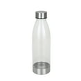 thumbnail image 1 of Mainstays 22oz (22 fluid ounces) Plastic Water Bottle with Stainless Steel Lid and Base - Multiple Colors, 1 of 11