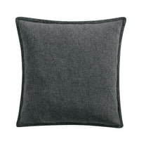 Mainstays 22" x 22" Greystone Oversized Chenille Decorative Pillow