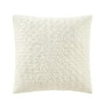 thumbnail image 1 of Mainstays 22" x 22" Rosette Faux Fur Decorative Pillow for Adults, Vanilla Dream, 1 of 5