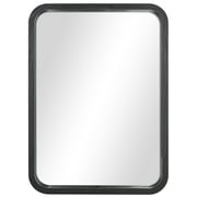 Mainstays 22inx30in Rounded Edge Rectangular Black Finish Wall Mirror