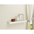 thumbnail image 1 of Mainstays White 23" Wood Floating Shelf, 1 of 6