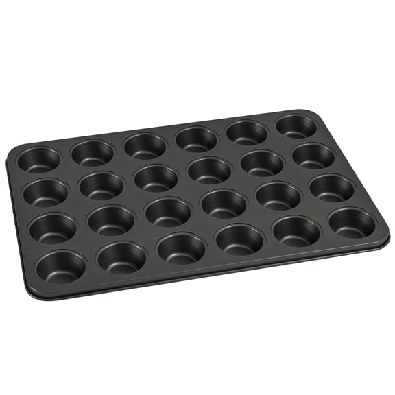 Mainstays 24-Cavity Mini Muffin Pan, Gray
