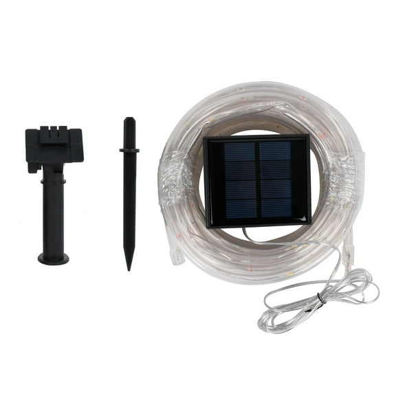 Mainstays 24 Foot Solar Powered PVC Multicolor Flexible Outdoor Rope Light