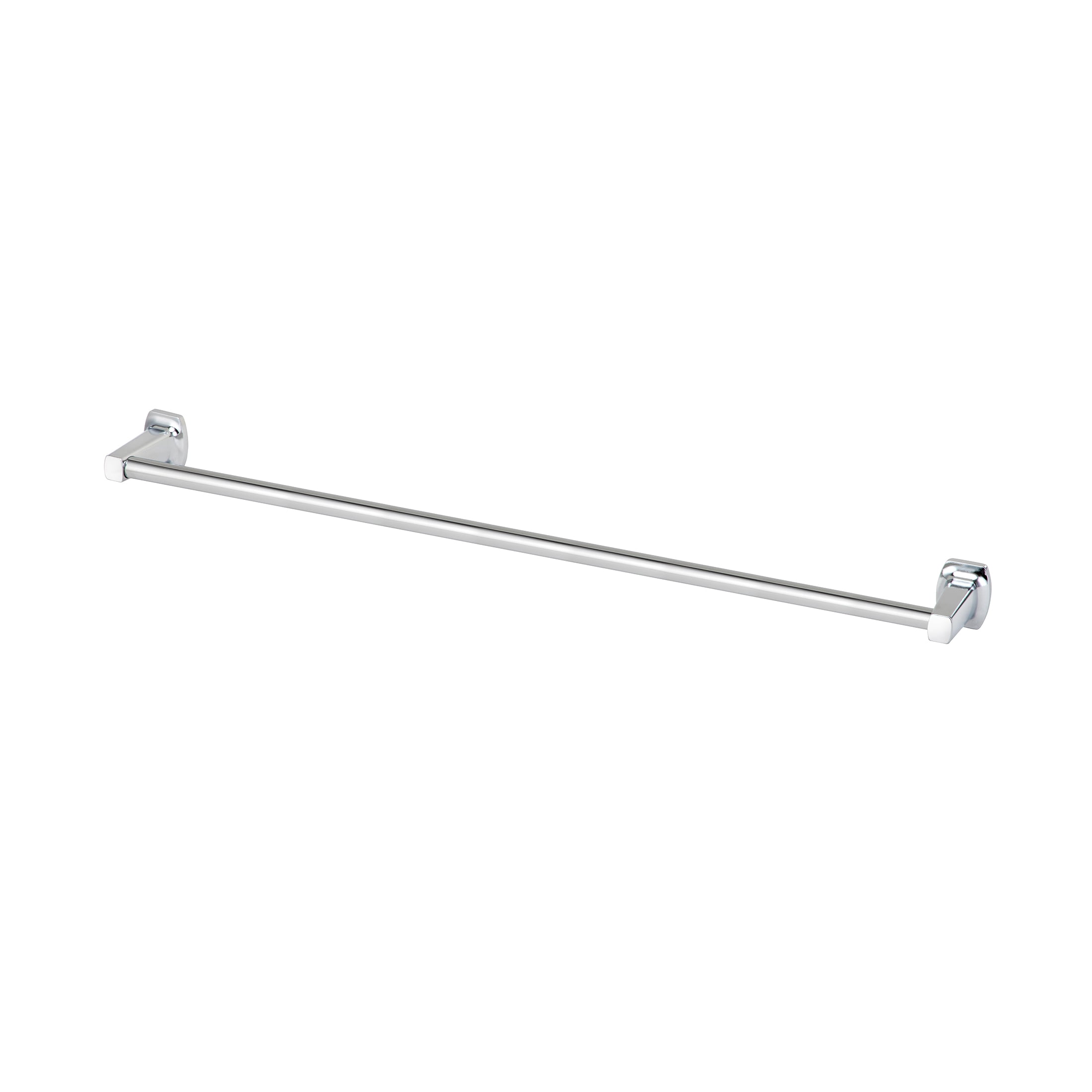 Mainstays 24 in Square Style Wall Mount Towel Bar, Chrome Finish, Mounting Hardware Included