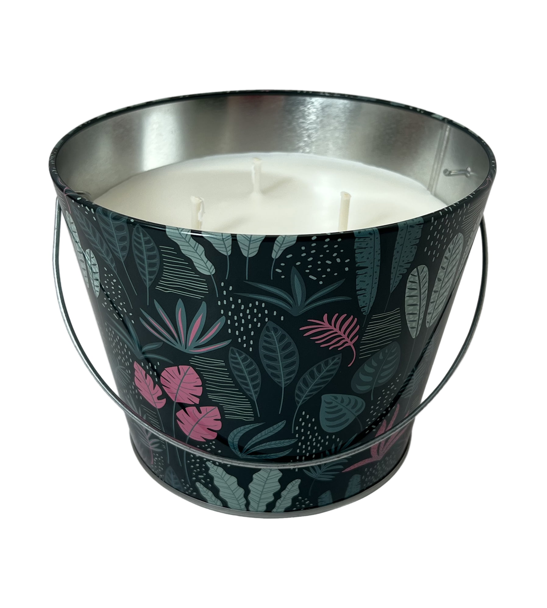 Mainstays 24oz Outdoor Citronella Candle Metal Bucket, Palm Springs