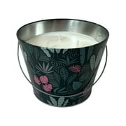 Mainstays Outdoor Citronella Candle - 24oz Metal Bucket | Repels Mosquitoes | Triple Wick | Up to 40 Hours Burn Time