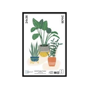 Mainstays 24x36 Black Flat Profile Wall Photo Frame