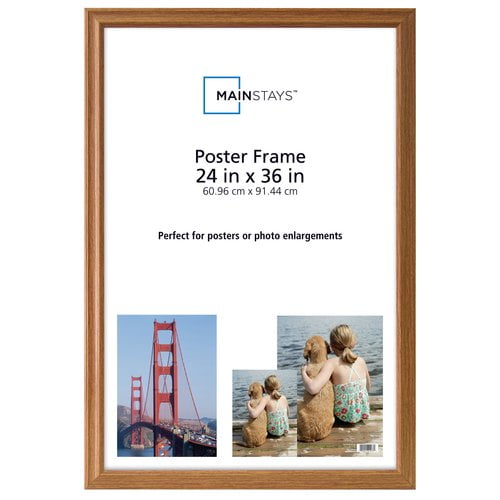 Mainstays 24x36 Oak Finish Poster Frame