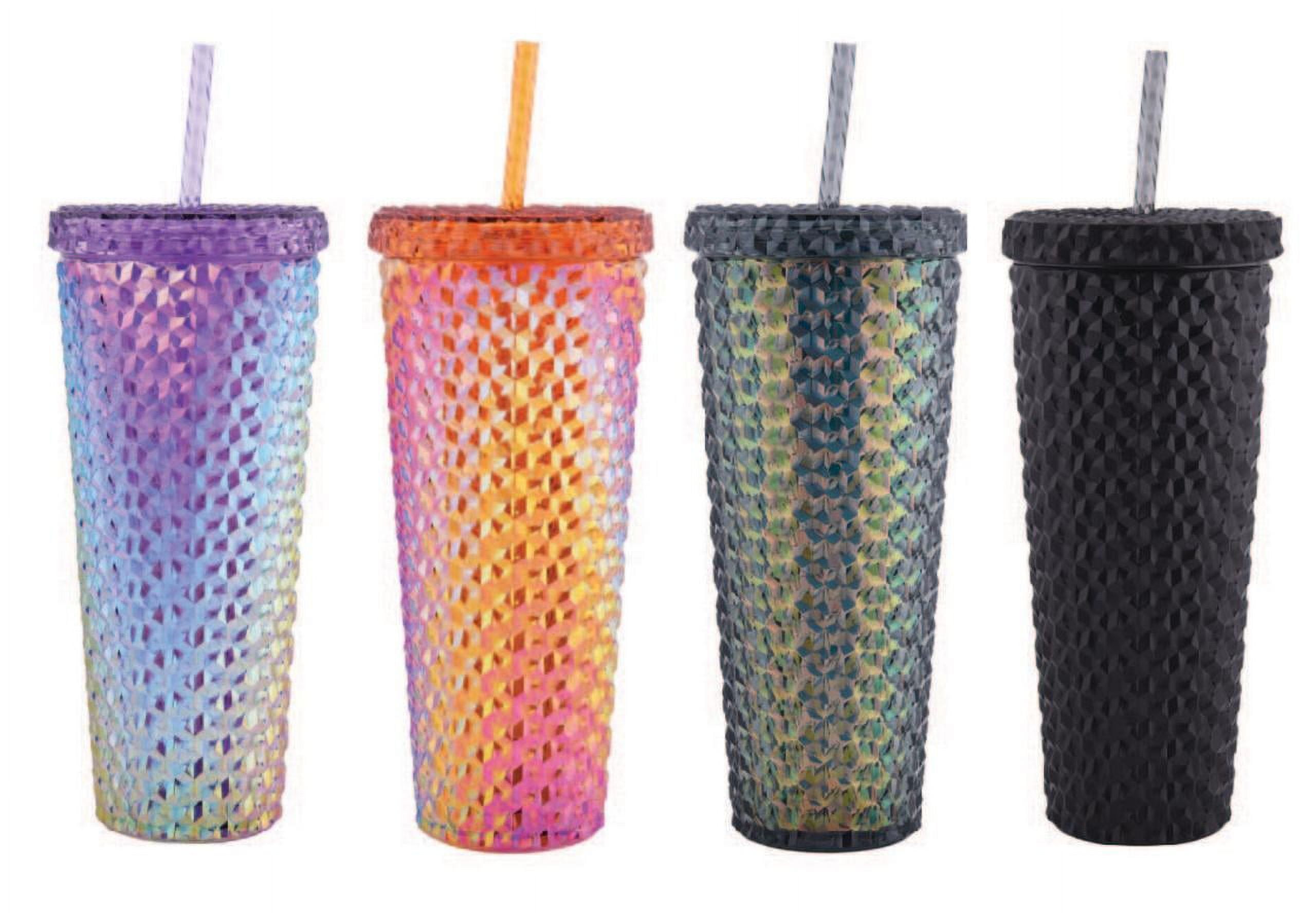 Hemoton Straw Lid Cup Water Tumbler with Straw Lid Double Layer Insulated  Water Cup Glitter Star Wat…See more Hemoton Straw Lid Cup Water Tumbler  with