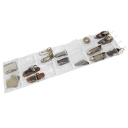 Mainstays 26-Pocket Clear PEVA Hanging Shoe Organizer for Closet Storage