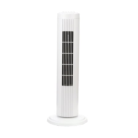 Mainstays 27" 3-Speed Oscillating Tower Fan, Model# FZ10-10NW, White