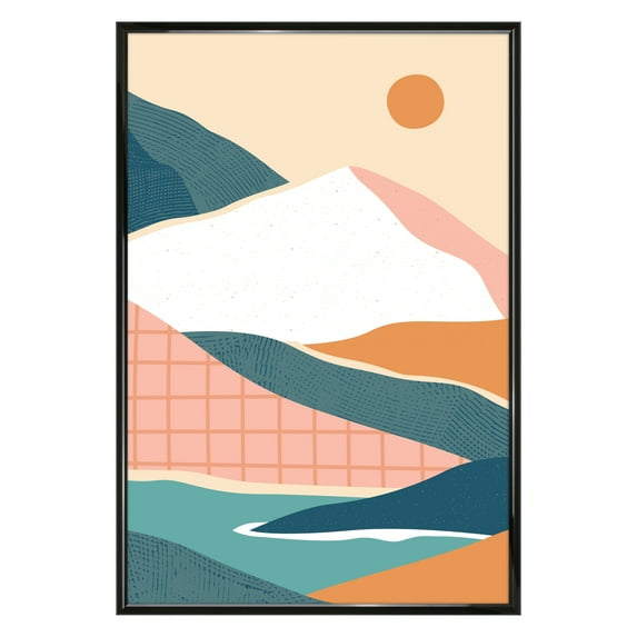 Mainstays – 27x40 Picture Frame – Black Rounded Profile Wall Photo Frame