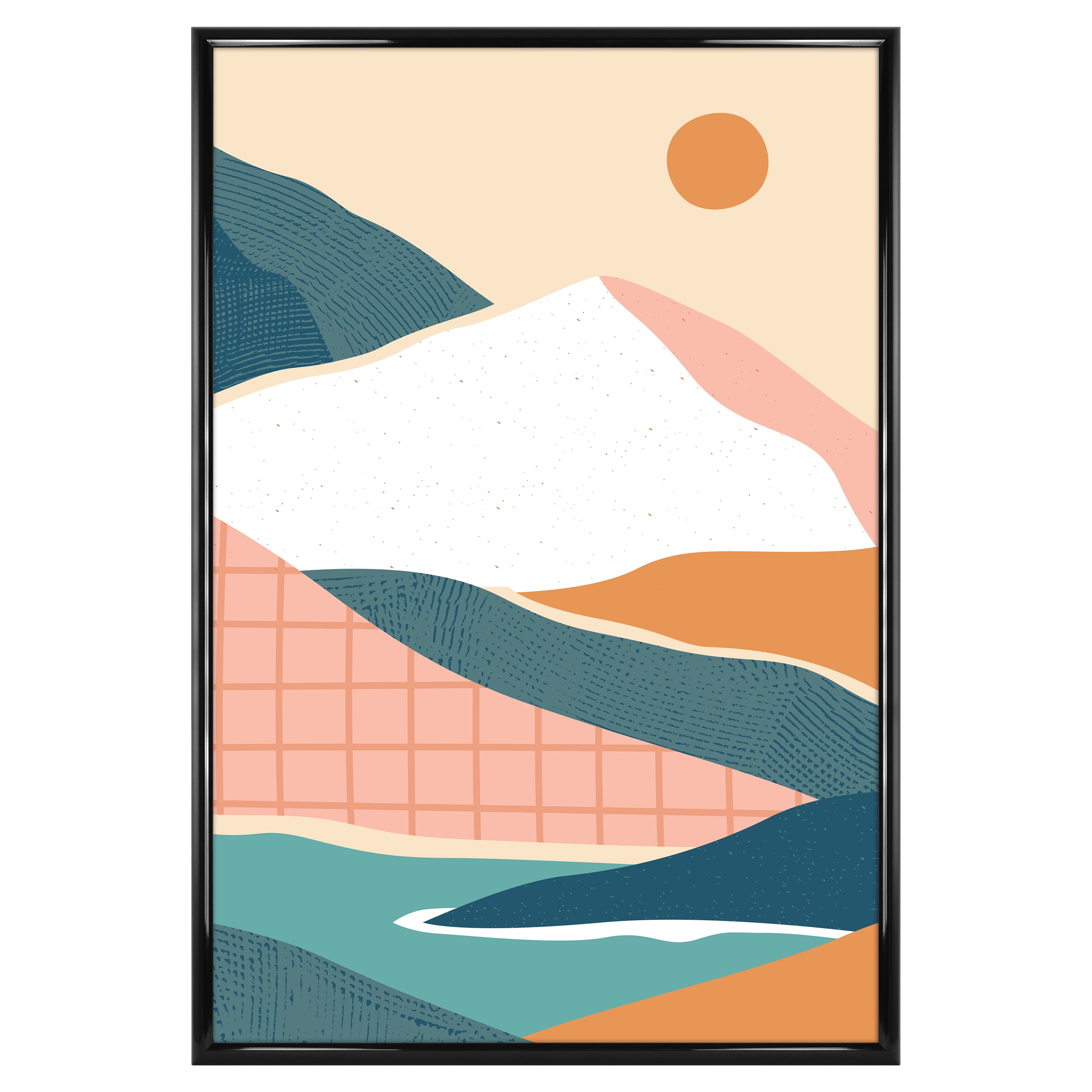 Mainstays 27x40 Rounded Black Poster Picture Frame