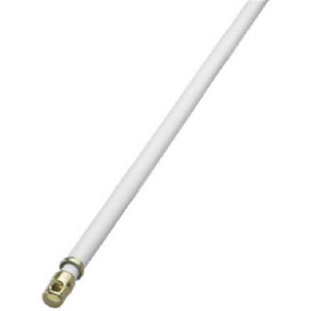 Mainstays 2848" White Round Sash Drapery Rod
