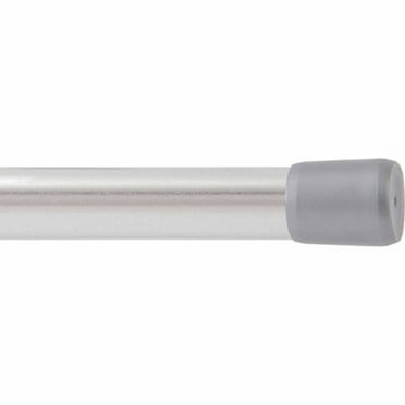 Mainstays 28-48 in. Adjustable Spring Tension Curtain Rod, 5/8 in. Diameter Steel Tube, Chrome Finish