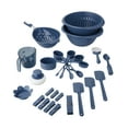 Mainstays 28-Piece Plastic Kitchen Tools and Gadgets Set, Navy Blue - Walmart.com