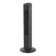 Mainstays 28" Tall 3-Speed Oscillating Tower Fan, New, Black, MSWMT24MB