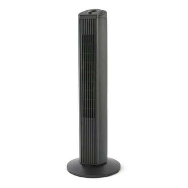 Mainstays 28" Tall 3-Speed Oscillating Tower Fan, New, Black, MSWMT24MB