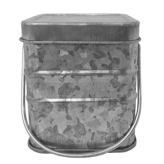 Mainstays Outdoor Citronella Candle - 2oz Mini Metal Bucket | Repels Mosquitoes | Single Wick | Up to 11 Hours Burn Time