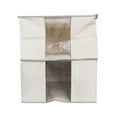 thumbnail image 1 of Mainstays Canvas and Clear Closet Storage Organizer Bag, 1 of 6