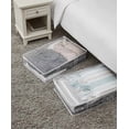 thumbnail image 1 of Mainstays Clear Under-Bed Storage Bags with Zipper, 2 Pack, 1 of 6