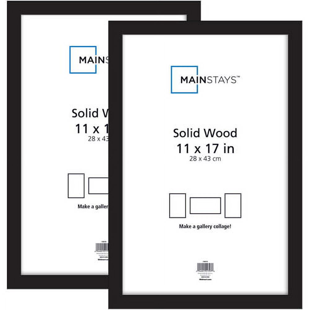 Mainstays 2pk 11x17 Picture Frame, Black - image 1 of 1