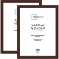 Mainstays 2pk 12x16 Picture Frame, Brown